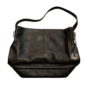 Charles Jourdan Black Leather Shoulder‎ Bag